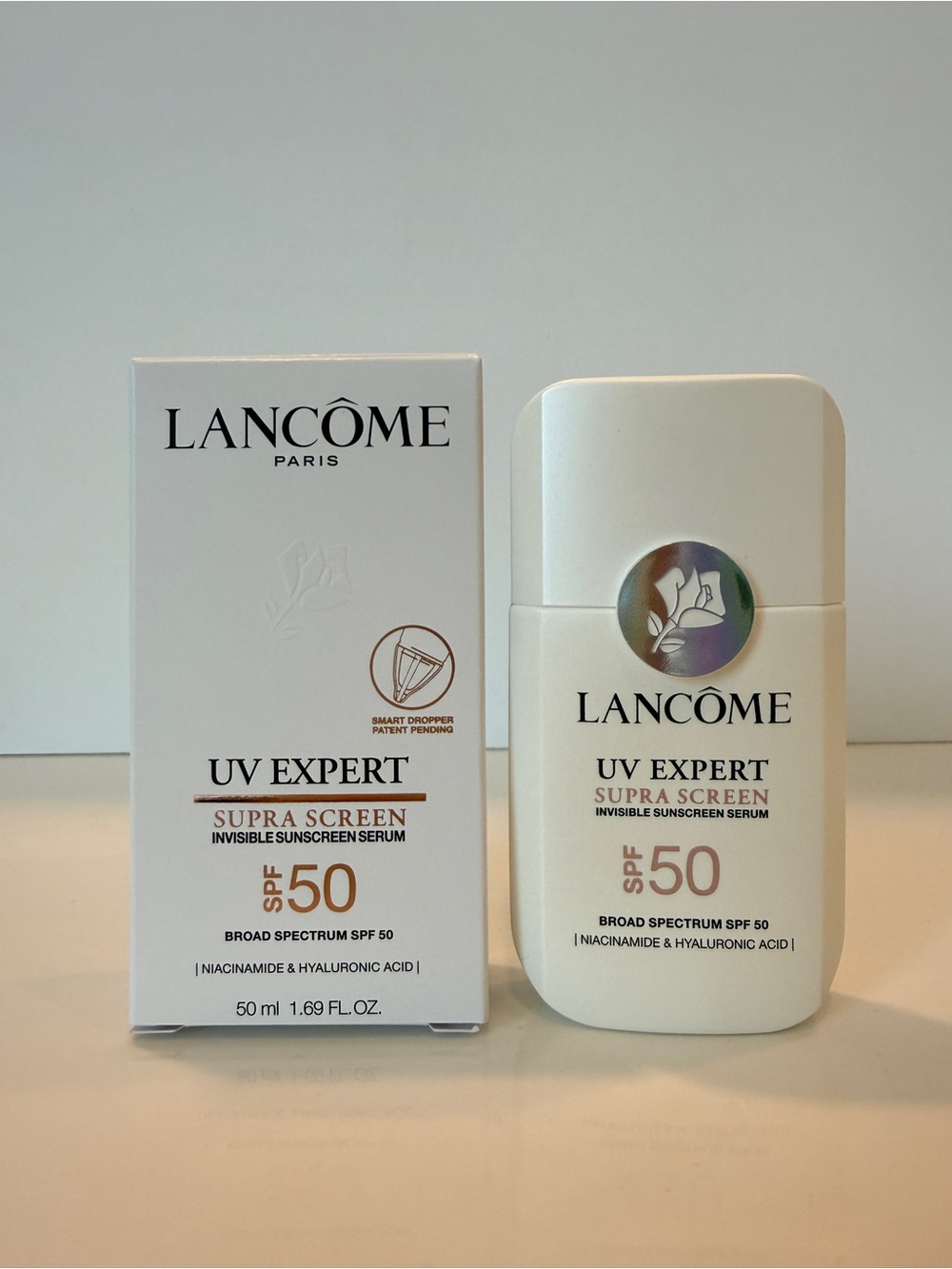 Lancome UV Expert Supra Screen Invisible Sunscreen Serum SPF 50 1.69oz/50ml New